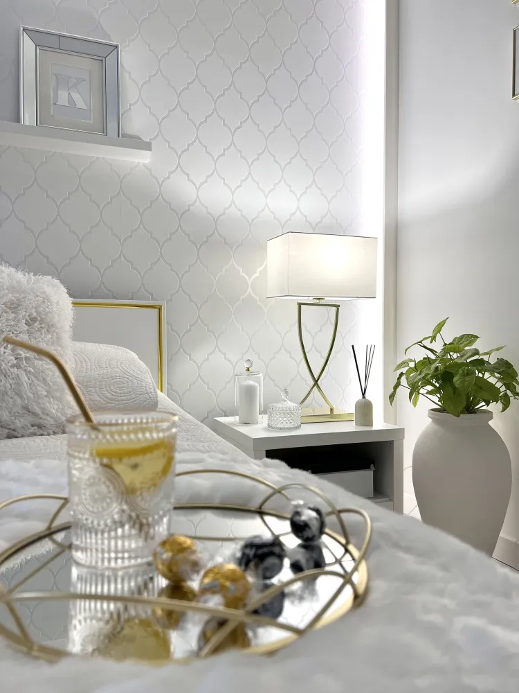 Table Lamp Gold and Marfim YASUNI