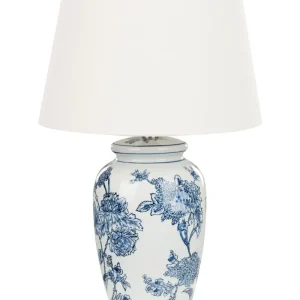 Table Lamp Marfim and Blue BELUSO