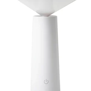 Wireless Metal Table Lamp White LEVIRA