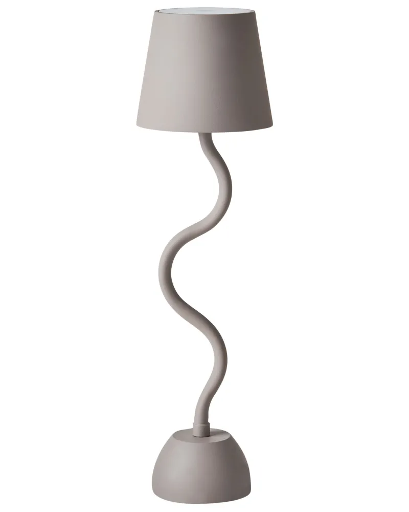 Wireless Metálico Table Lamp Beige VOUGA