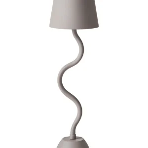 Wireless Metálico Table Lamp Beige VOUGA