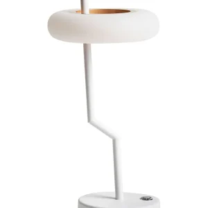 Wireless Metálico Table Lamp White ALVIELA