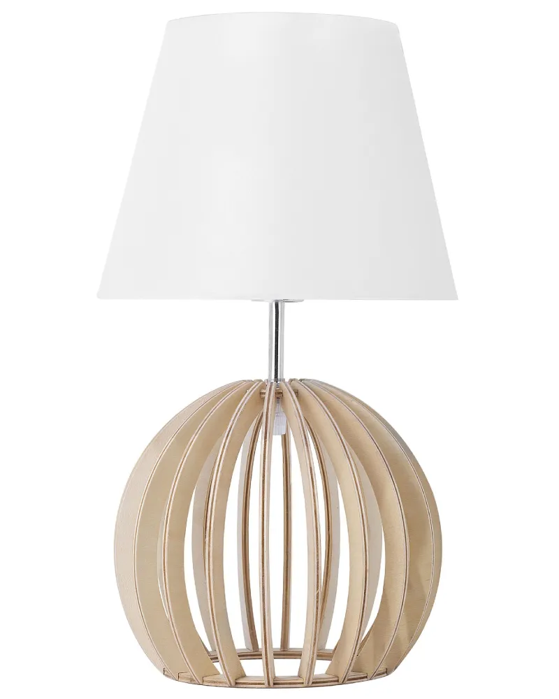 Wooden Table Lamp White SAMO