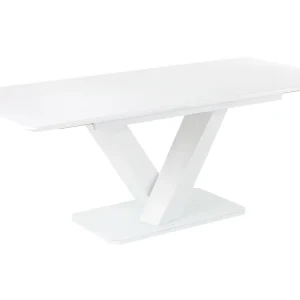 Extending Dining Table 160/200 x 90 cm Marfim SALTUM