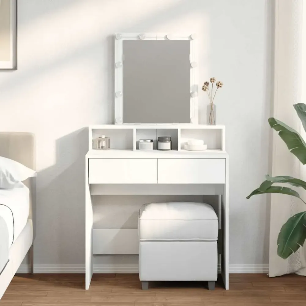 Classe de Proteção IP65 Toucador com LED 80x41x144,5 cm branco