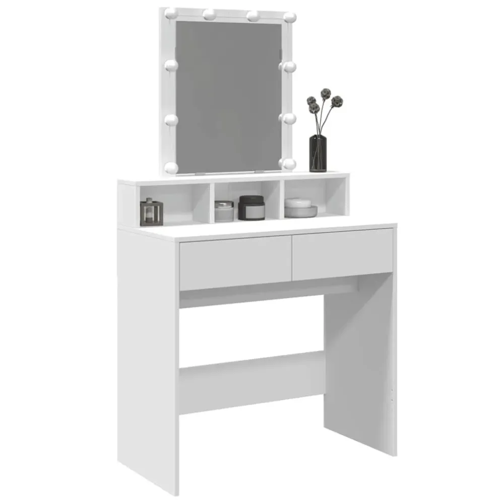 Classe de Proteção IP65 Toucador com LED 80x41x144,5 cm branco