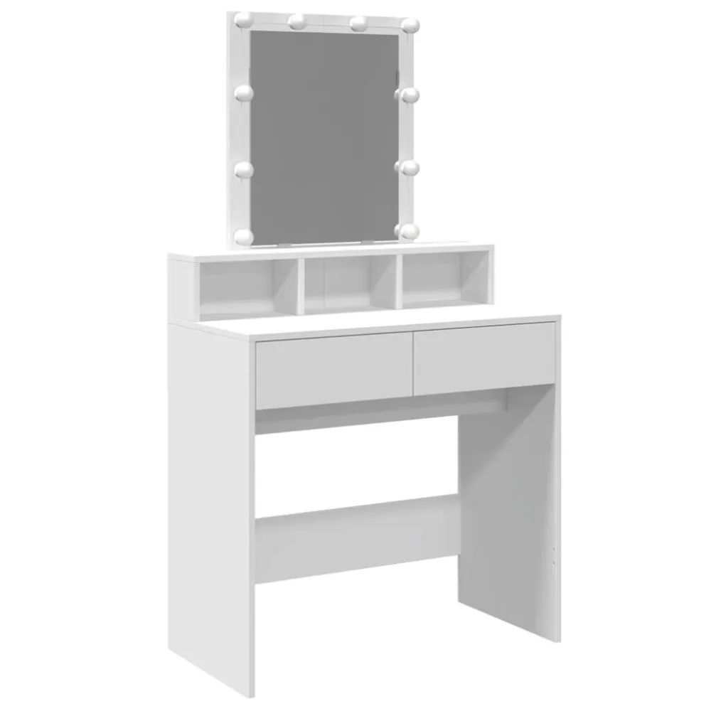Classe de Proteção IP65 Toucador com LED 80x41x144,5 cm branco