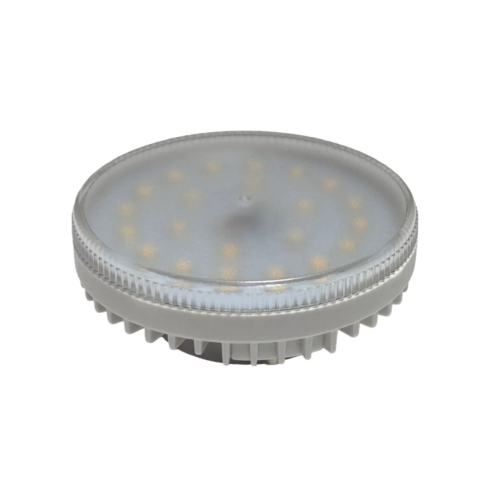 Lâmpada LED GX53 5W 480LM 4000K Ø75mm*H30mm IP20 com Painel Solar Integrado