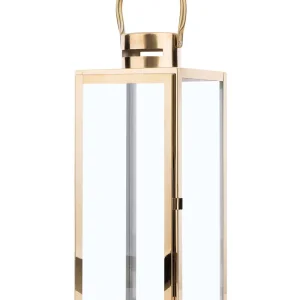 Lanterna decorativa dourada 34 cm CYPRUS com Grau de Proteção IP67