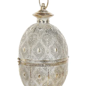 Lanterna decorativa em metálico dourado 34 cm AMORGOS