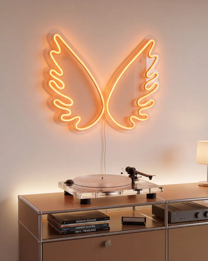Decoração em LED néon branco GABRIEL Altura Ajustável