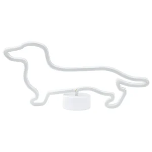 Dog LED Neon Sign Azul FRANCIS - Design Moderno e Econômico