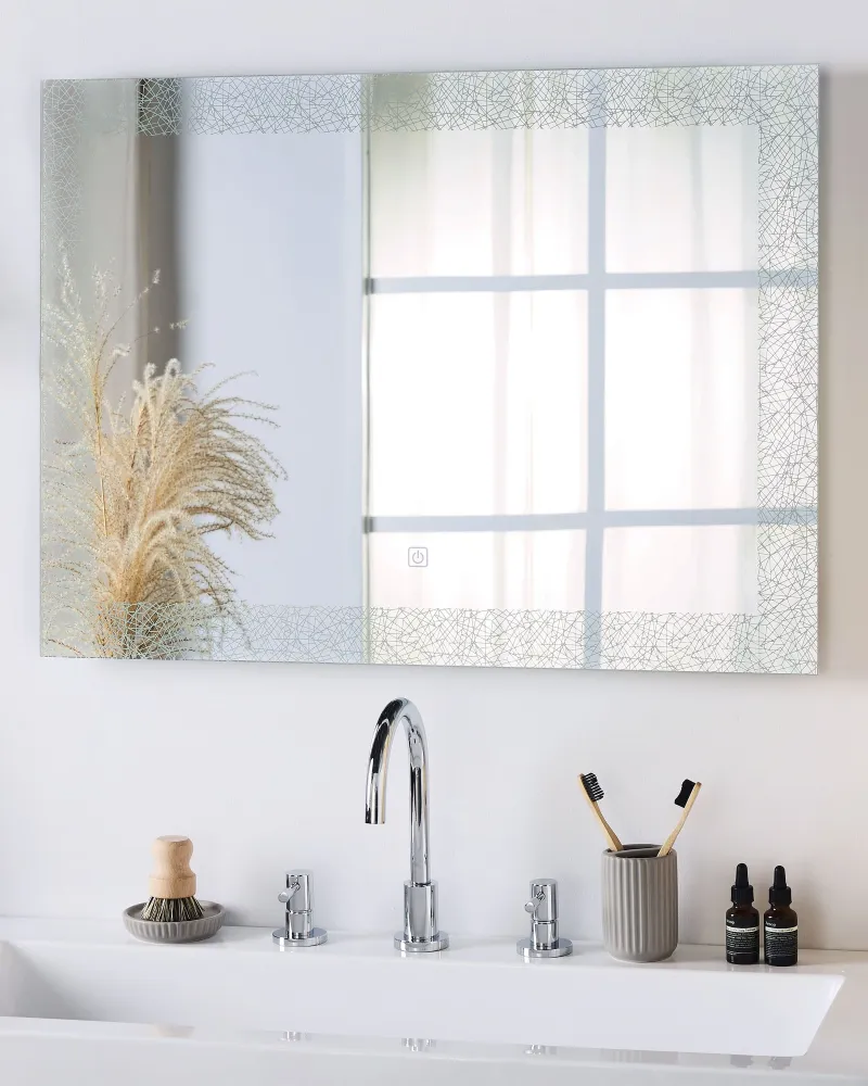 LED Wall Mirror 60 x 80 cm NEXON