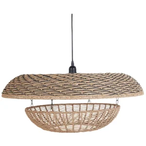 Luminária de Mesa Paper Rope Pendant Lamp Puro KIDEPO