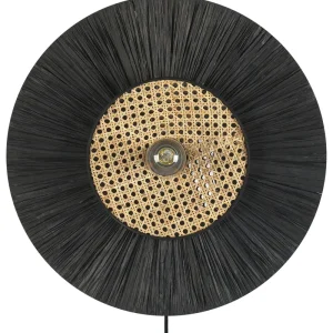 Paper Wall Lamp ⌀ 50 cm Negro YAAPI