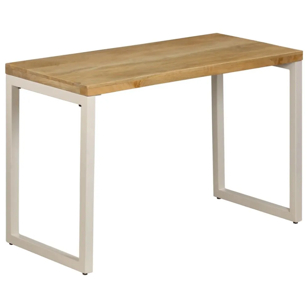 Abajur de Mesa Mesa de jantar 115x55x76 cm madeira de mangueira maciç e ço