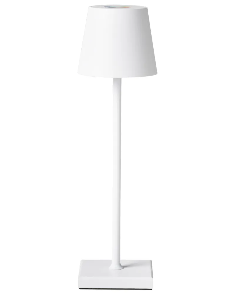 Candeeiro de mesa sem fios em metálico branco VALIRA