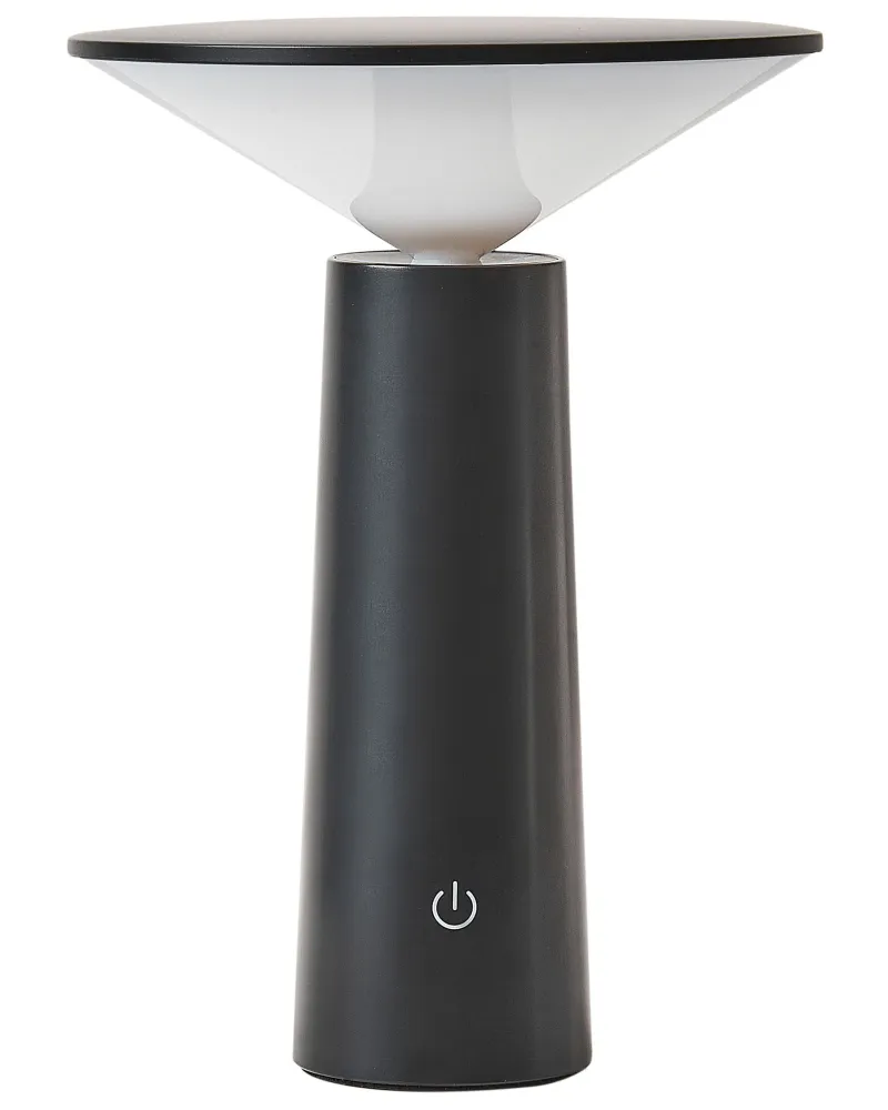 Candeeiro de mesa sem fios em metálico preto LEVIRA