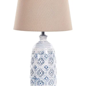 Ceramic Table Lamp White and Anil PALAKARIA | Entrega Rápida
