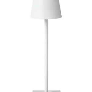 Design Moderno Wireless Metálico Table Lamp White BACEIRO
