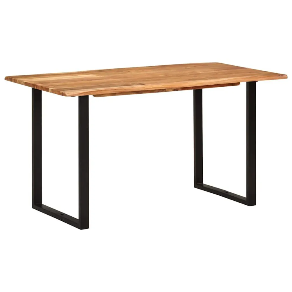 Dicroica de Embutir Mesa de jantar 140x70x76 cm madeira de acácia maciç