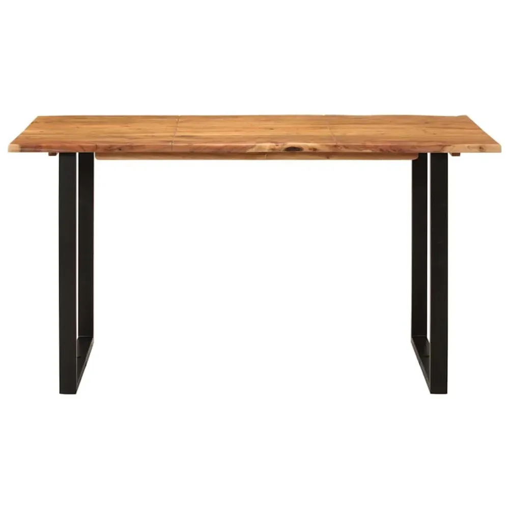Dicroica de Embutir Mesa de jantar 140x70x76 cm madeira de acácia maciç