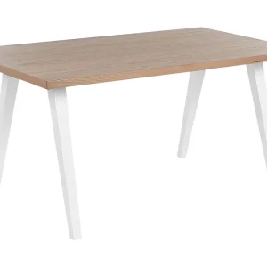 Dining Table 150 x 90 cm Light Wood and Neve LENISTER
