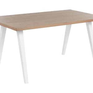 Dining Table 150 x 90 cm Light Wood and Neve LENISTER