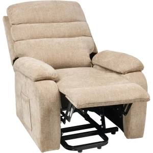 Electric Recliner Chair RISE Fabric Cor creme