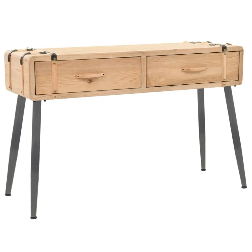 Mesa consola madeira de abeto maciç 115x40,5x76 cm | Entrega Rápida
