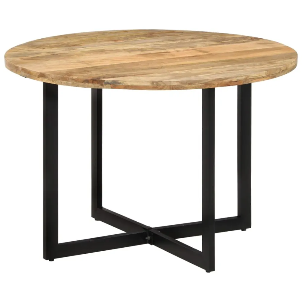 Mesa de jantar 110x75 cm madeira de mangueira maciç (Modelo A19)