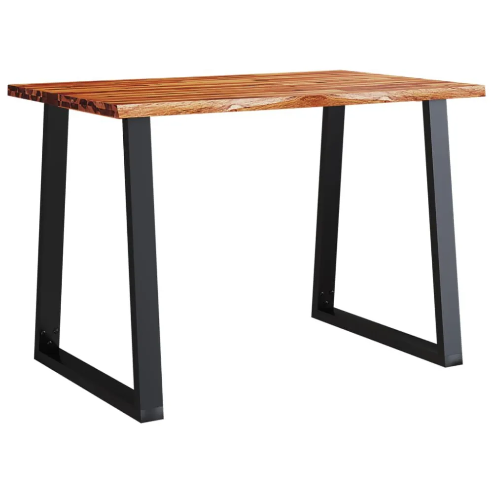 Mesa de jantar com bordas vivas 110x70x75 cm acácia maciç para Quarto