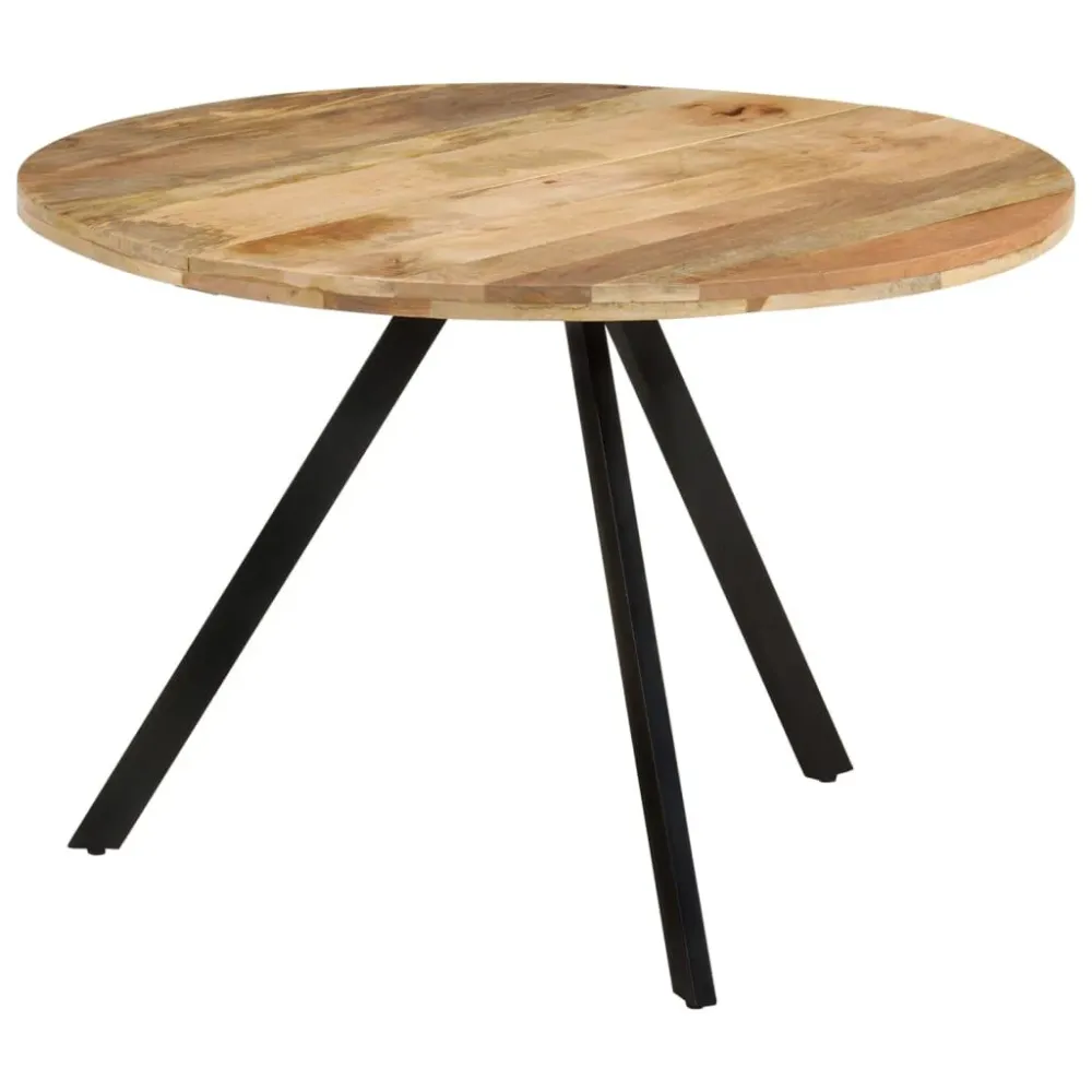 Premium Iluminação Mesa de jantar 110x75 cm madeira de mangueira maciç