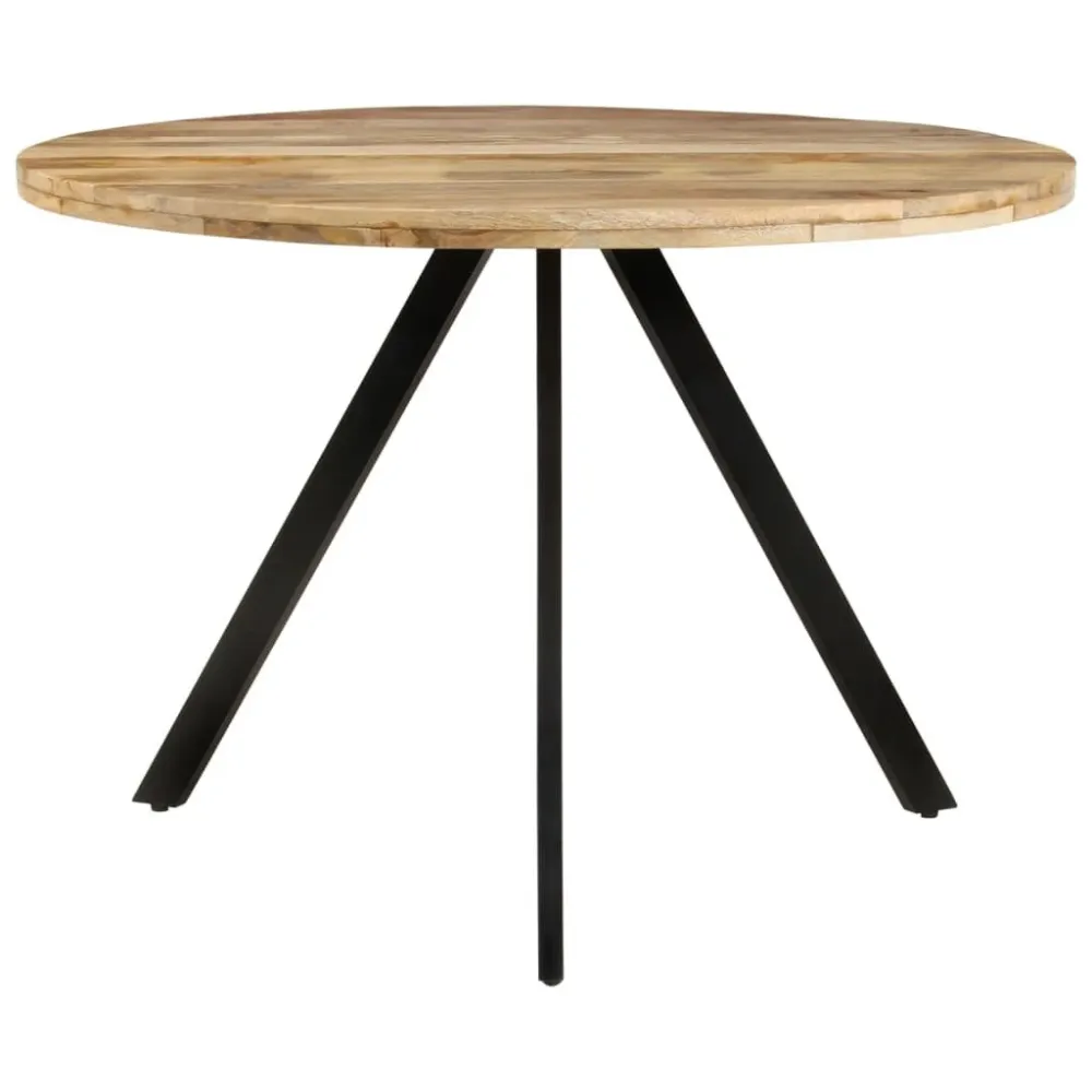 Premium Iluminação Mesa de jantar 110x75 cm madeira de mangueira maciç