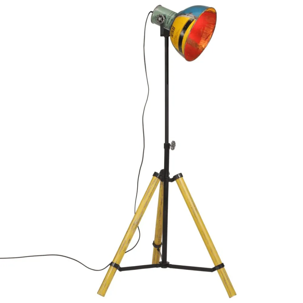 Abajur de Mesa Candeeiro de pé 25 W 75x75x90-150 cm E27 multicolorido