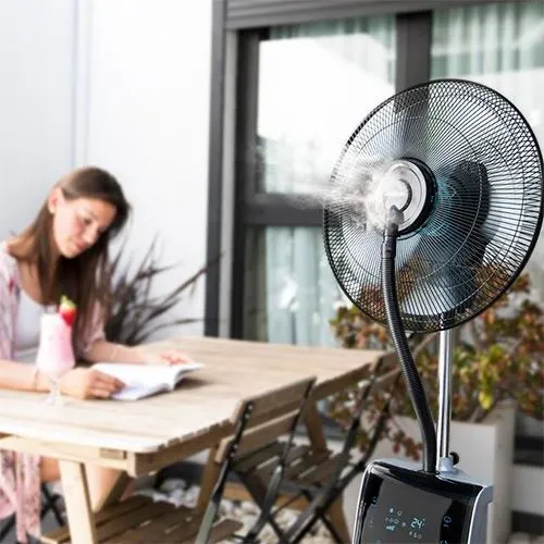 Abajur de Mesa Ventoinha de Pé Nebulizadora Cecotec EnergySilence 790 FreshEssence Ionic | 40 Cm | 90 W - Preto