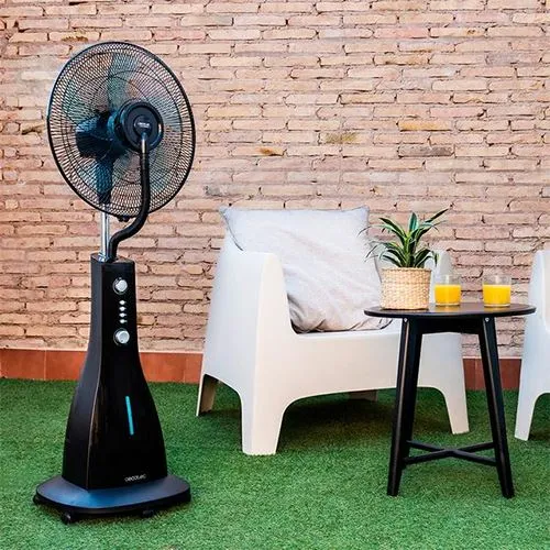 Abajur de Mesa Ventoinha de Pé Nebulizadora Cecotec EnergySilence 590 FreshEssence | 40 Cm | 90 W - Preto