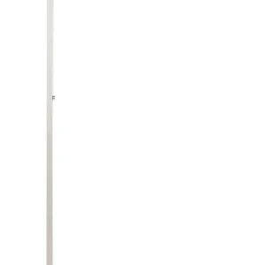 Bulbo de Vidro Fosco Candeeiro de pé LED em metálico prateado 194 cm SAGITTA