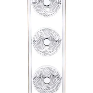 Bulbo de Vidro Fosco Ventilador de Pé Aerian MF3BAMBOO 105W - Branco