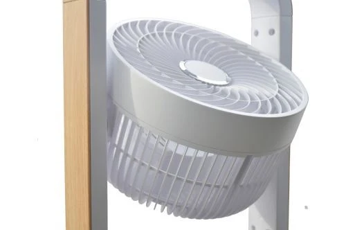 Bulbo de Vidro Fosco Ventilador de Pé Aerian MF3BAMBOO 105W - Branco