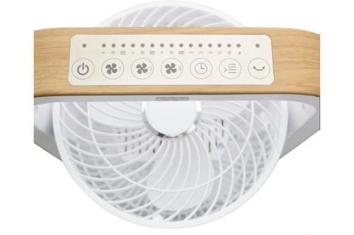 Bulbo de Vidro Fosco Ventilador de Pé Aerian MF3BAMBOO 105W - Branco
