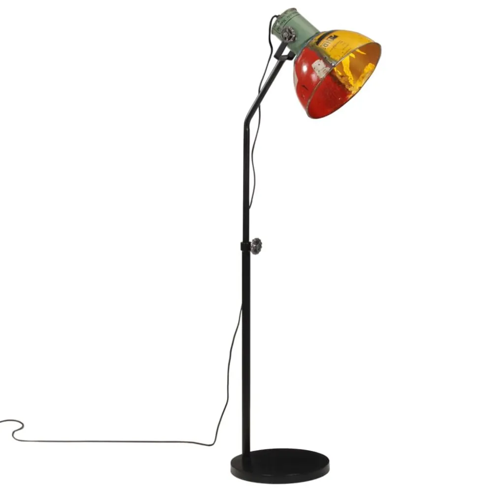 Candeeiro de pé 25 W 30x30x90-150 cm E27 multicolorido Vidro Soprado