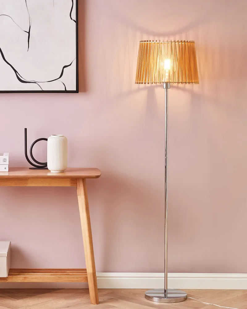 Candeeiro de pé castanho evidente 153 cm FORGE | Entrega Rápida