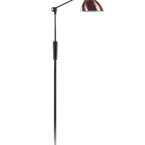 Candeeiro de pé LED cor de cobre 169 cm ANDROMEDA para Quarto