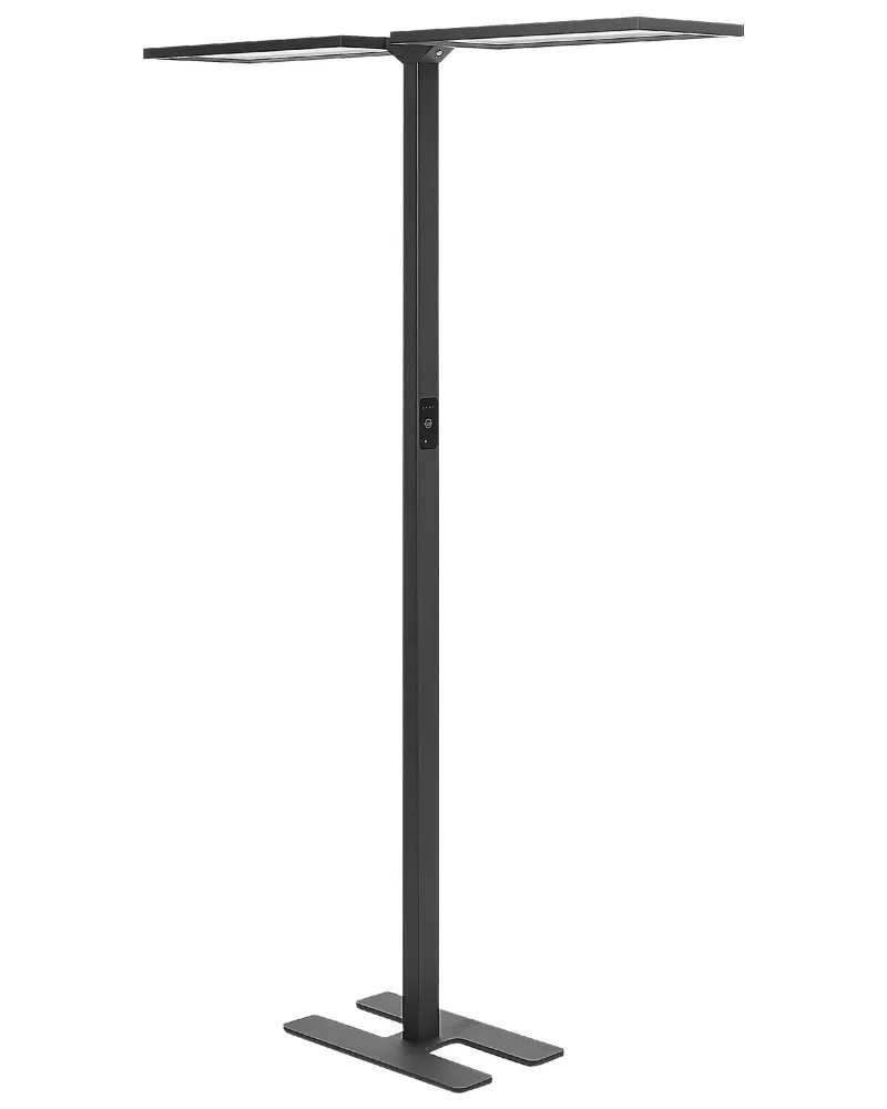 Candeeiro de pé LED em metálico preto 196 cm SCULPTOR com Luz Quente 2700K