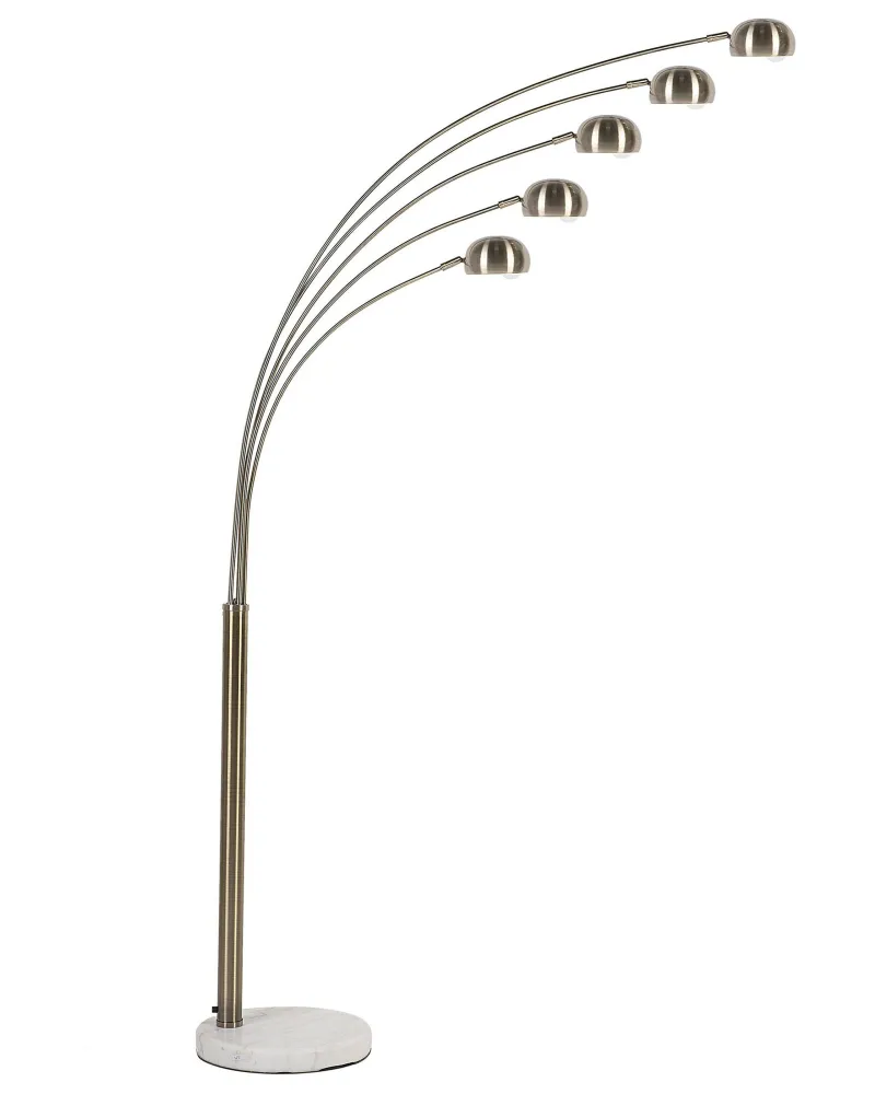 Candeeiro de pé em metálico dourado FLINDERS