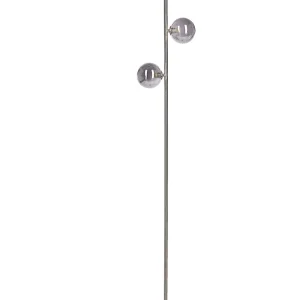 Candeeiro de pé prateado 154 cm RAMIS | Entrega Rápida