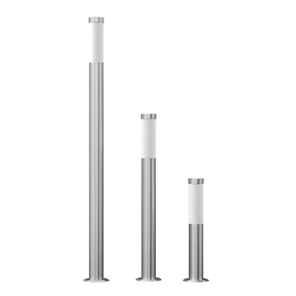 Design Moderno RVS Candeeiro de pé E27 230V, 3 pçs