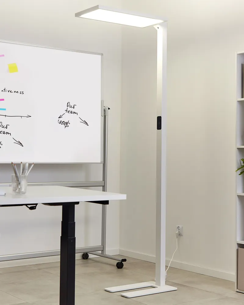 Dicroica de Embutir Candeeiro de pé LED em metálico branco 196 cm ORION
