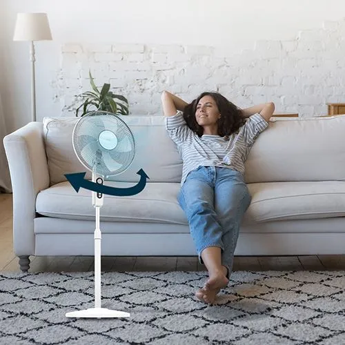 Dicroica de Embutir Ventoinha de Pé Cecotec 515 MaxFlow | 40 Cm | 45 W - Branco